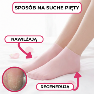 SmoothFeet -  silikonowe skarpetki na suche pięty